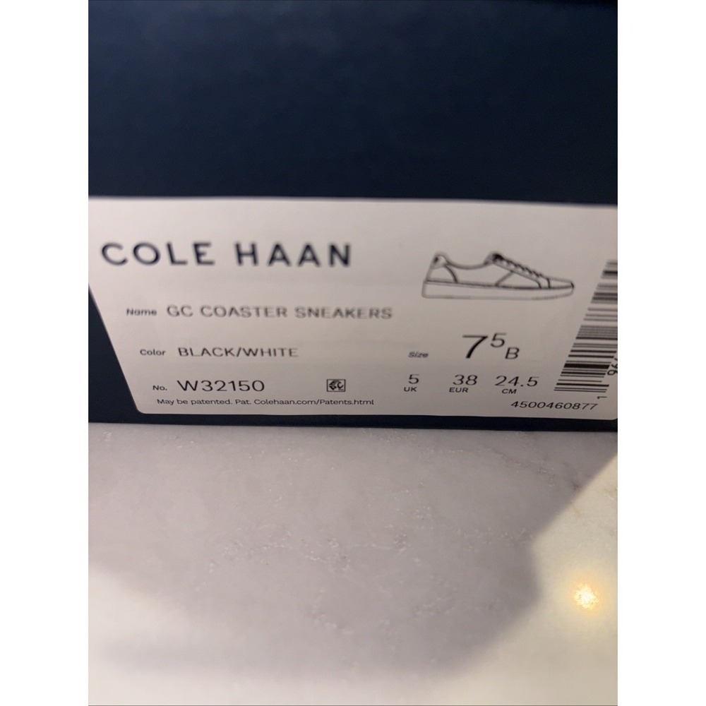 Cole Haan‎ Women's GC Coaster Sneakers Grand Cross court Black 7.5 B New - Picture 6 of 7